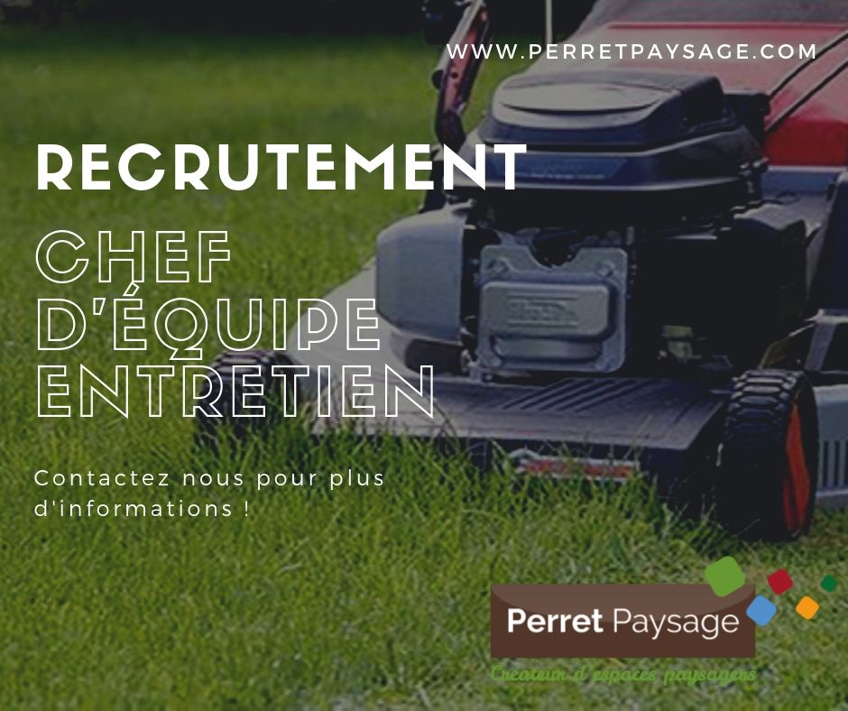 Recrutement chef d'équipe entretien