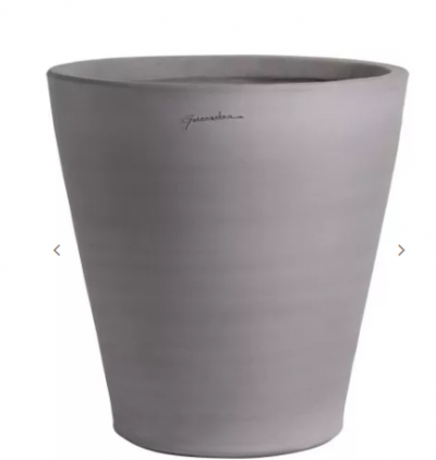 Cuvier contemporain terre grise lisse