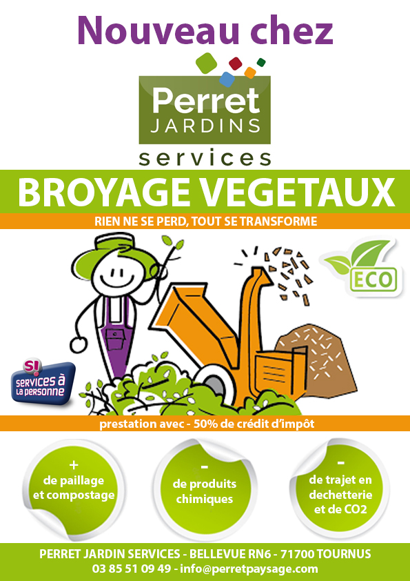 Perret Jardins Services - Broyage