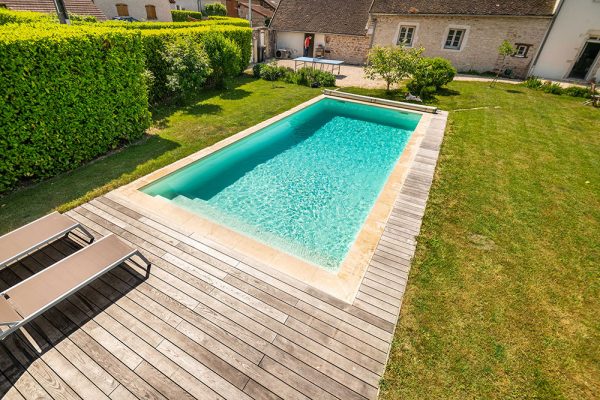 Réalisation et conception de piscine Perret Paysage