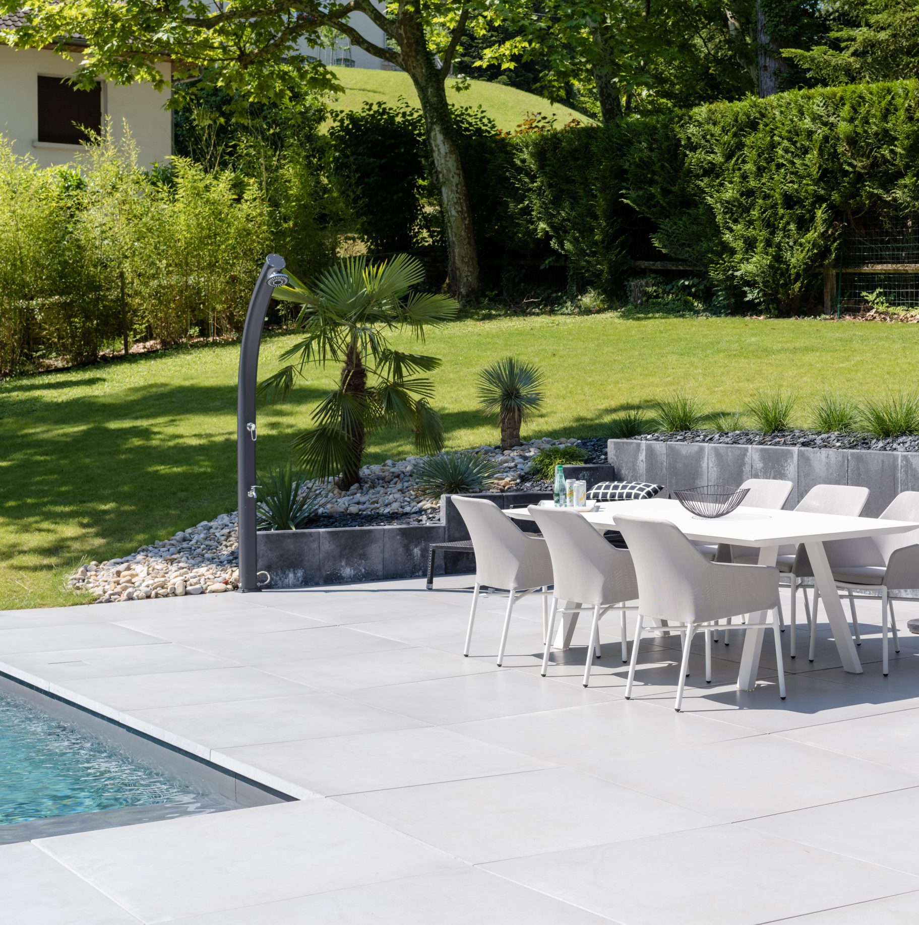 Création de terrasse et maçonnerie paysagère | Perret Paysage